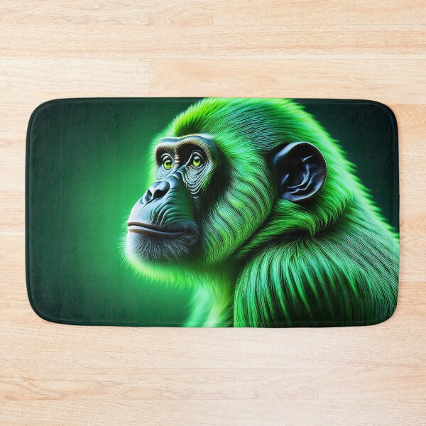 Item preview, Green Lines | Glowing Neon Monkey Collection | Hyperrealistic designed and sold by monkeybusiness.pt.
