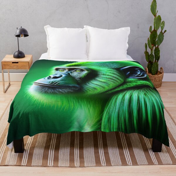 Item preview, Green Lines | Glowing Neon Monkey Collection | Hyperrealistic designed and sold by monkeybusiness.pt.
