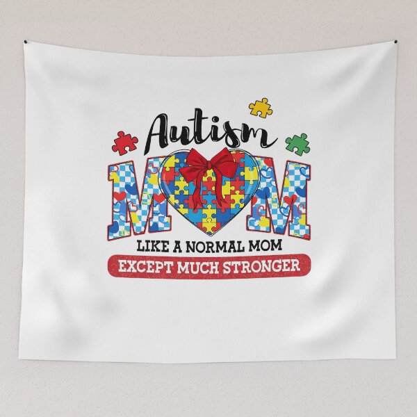 Item preview, Autism Mom, Autism Awareness Coquette designed and sold by ChristinDresner.