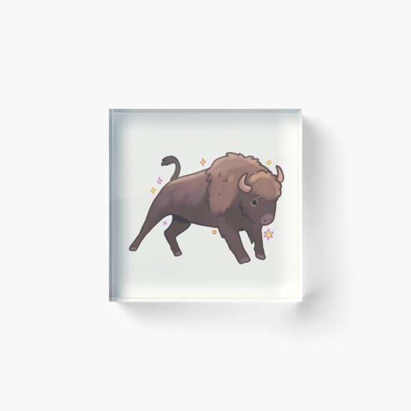 Item preview, Bison art designed and sold by Mayarartsy.