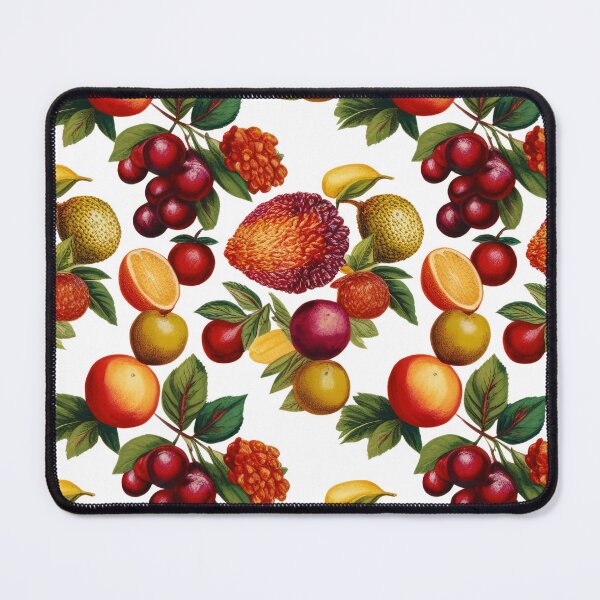 Item preview, Mixed Fruit Pattern – Berries, Oranges & Peaches designed and sold by PING 999 STUDIO.