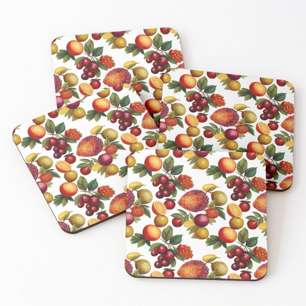 Item preview, Mixed Fruit Pattern – Berries, Oranges & Peaches designed and sold by PING 999 STUDIO.