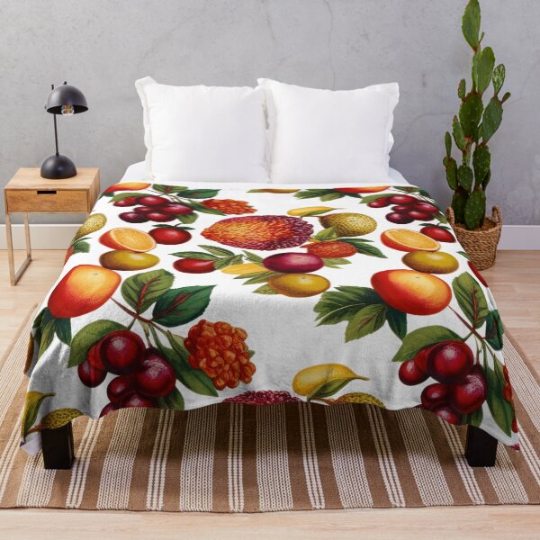 Item preview, Mixed Fruit Pattern – Berries, Oranges & Peaches designed and sold by PING 999 STUDIO.