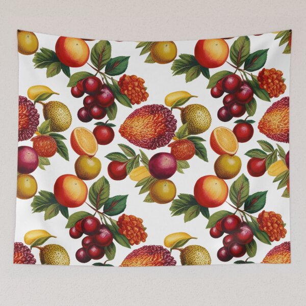 Item preview, Mixed Fruit Pattern – Berries, Oranges & Peaches designed and sold by PING 999 STUDIO.