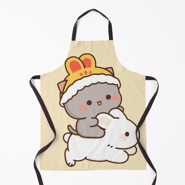 Item preview, Mochi Riding A Rabbit - Sugar And Peach Goma Couple 2025 designed and sold by BrightStreets.