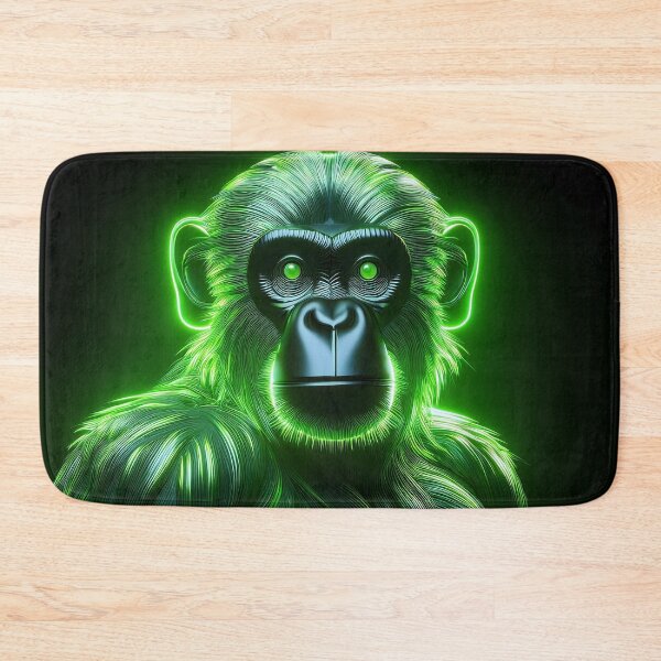 Item preview, Green Machine | Glowing Neon Monkey Collection | Hyperrealistic designed and sold by monkeybusiness.pt.