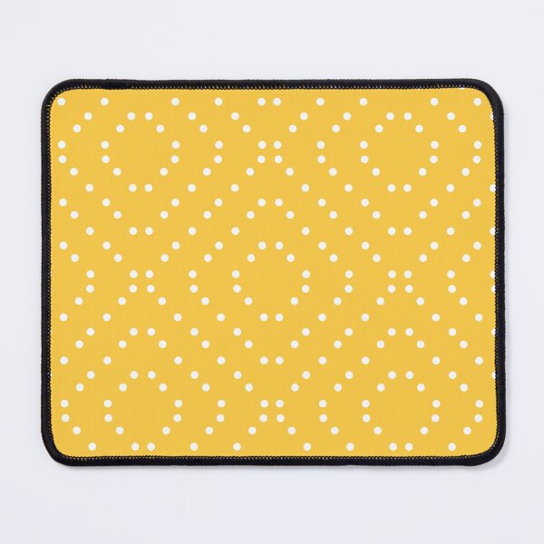 Item preview, Geometric dot pattern on a yellow background designed and sold by by-jwp.