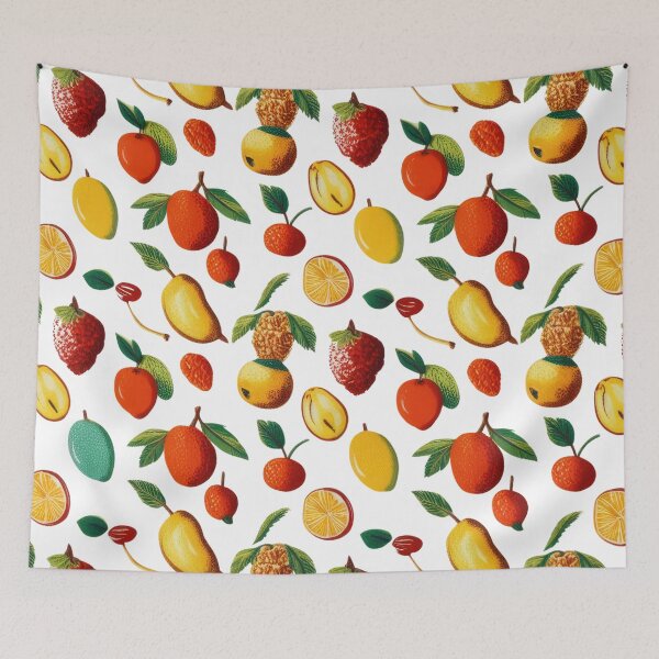 Item preview, Tropical Fruit Medley Pattern – Colorful & Fresh designed and sold by PING 999 STUDIO.