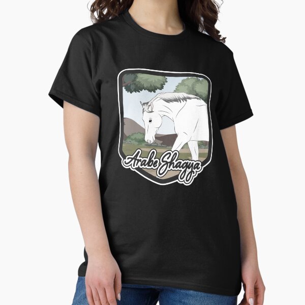 Aperçu de l'œuvre Cheval Arabe Shagya, blason et armoirie cheval gris, cheval oriental, races de chevaux de la Hongrie créée et vendue par WebEquitation®.