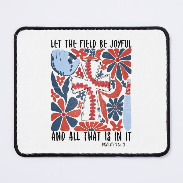 Item preview, Let the Field Be Joyful, Boho Baseball, Baseball designed and sold by ChristinDresner.
