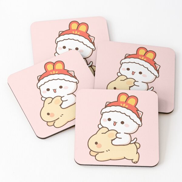 Item preview, Milk Riding A Rabbit - Mochi Sugar And Peach Goma Couple 2025 designed and sold by BrightStreets.