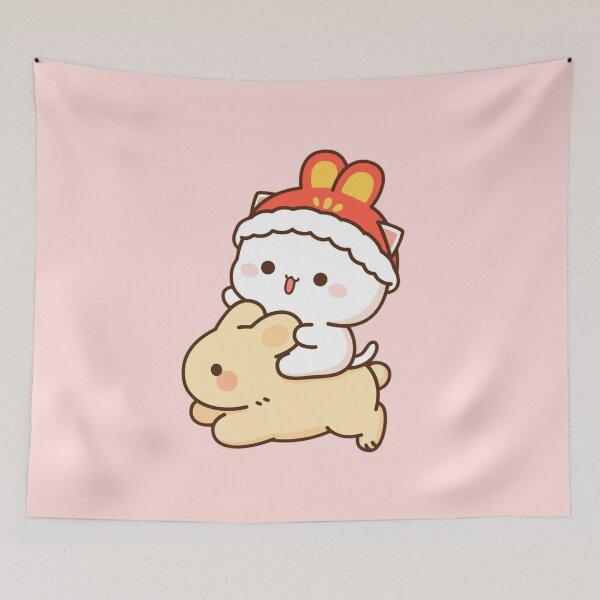 Item preview, Milk Riding A Rabbit - Mochi Sugar And Peach Goma Couple 2025 designed and sold by BrightStreets.