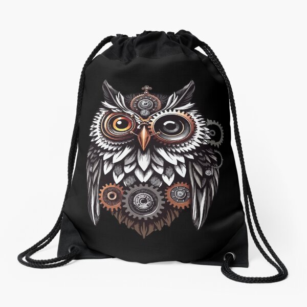 Aperçu de l'œuvre Chouette Steampunk créée et vendue par Getup-clothing.