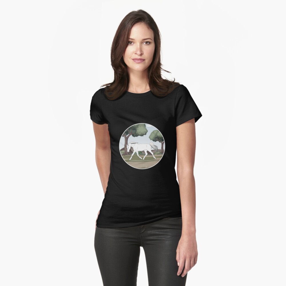 Aperçu de l'œuvre T-shirt moulant créée et vendue par WebEquitation.