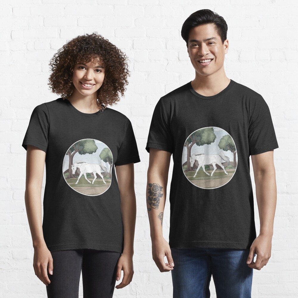 Aperçu de l'œuvre T-shirt essentiel créée et vendue par WebEquitation.