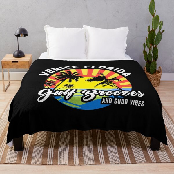 Item preview, Venice Florida Sunset Palm Trees - Gulf Breezes & Good Vibes designed and sold by Dmetalx Art Apparel.