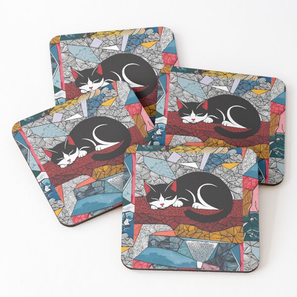 Item preview, Sleepy Black Kitty Art designed and sold by Witty Shirts.