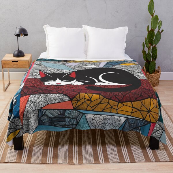 Item preview, Sleepy Black Kitty Art designed and sold by Witty Shirts.