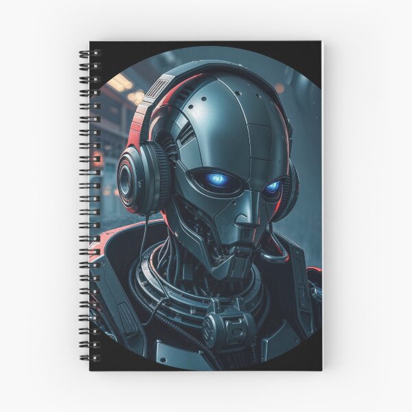 Item preview, Android with headphones designed and sold by DARKEDGEDNB.