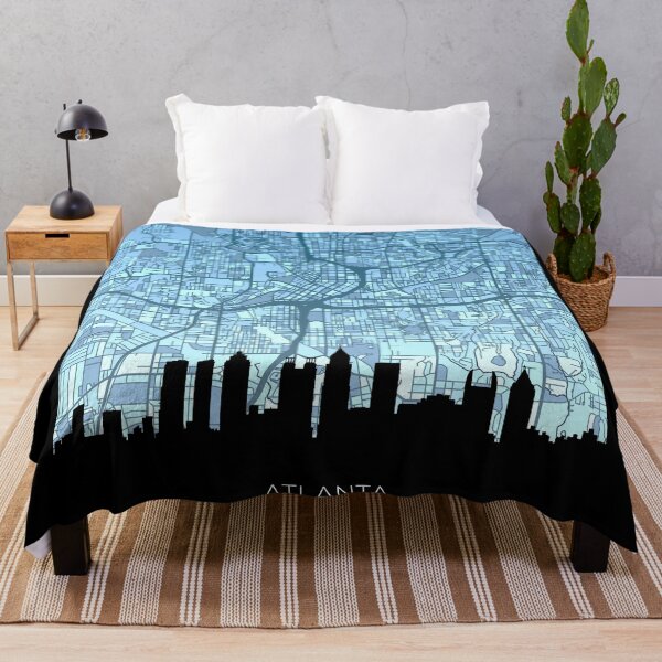 Item preview, Atlanta Georgia Skyline Map designed and sold by ArtPrints.