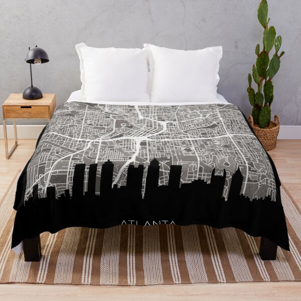 Item preview, Atlanta Georgia Skyline Map designed and sold by ArtPrints.