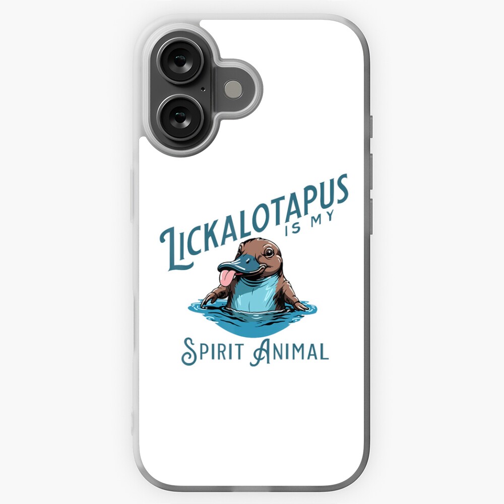 Vintage Funny Lickalottapus Is My Spirit Animal Lovers Meme Sticker