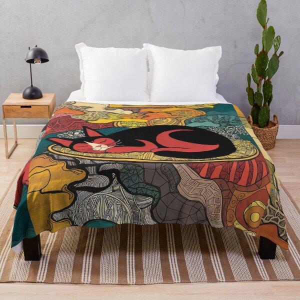 Item preview, Sleepy Red Kitty Cat Art designed and sold by Witty Shirts.