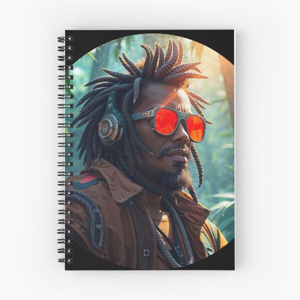 Item preview, Android with headphones designed and sold by DARKEDGEDNB.