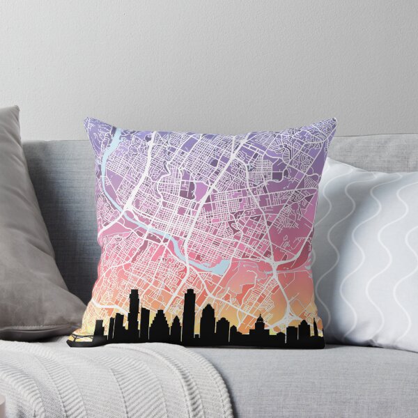 Item preview, Austin Texas Skyline Map designed and sold by ArtPrints.