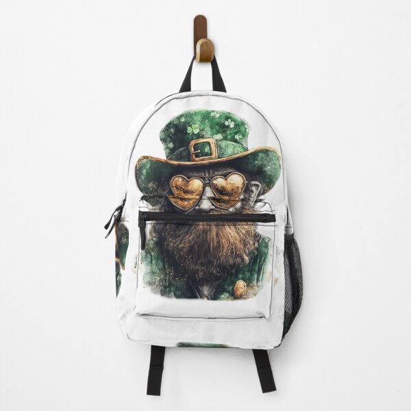 Item preview, St. Patrick’s Day Leprechaun With Heart-Shaped Sunglasses designed and sold by CreativeLarysa.