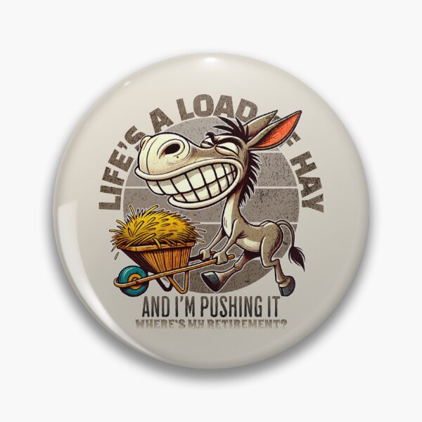 Item preview, Donkey’s Retirement Plan designed and sold by celcino-studio.