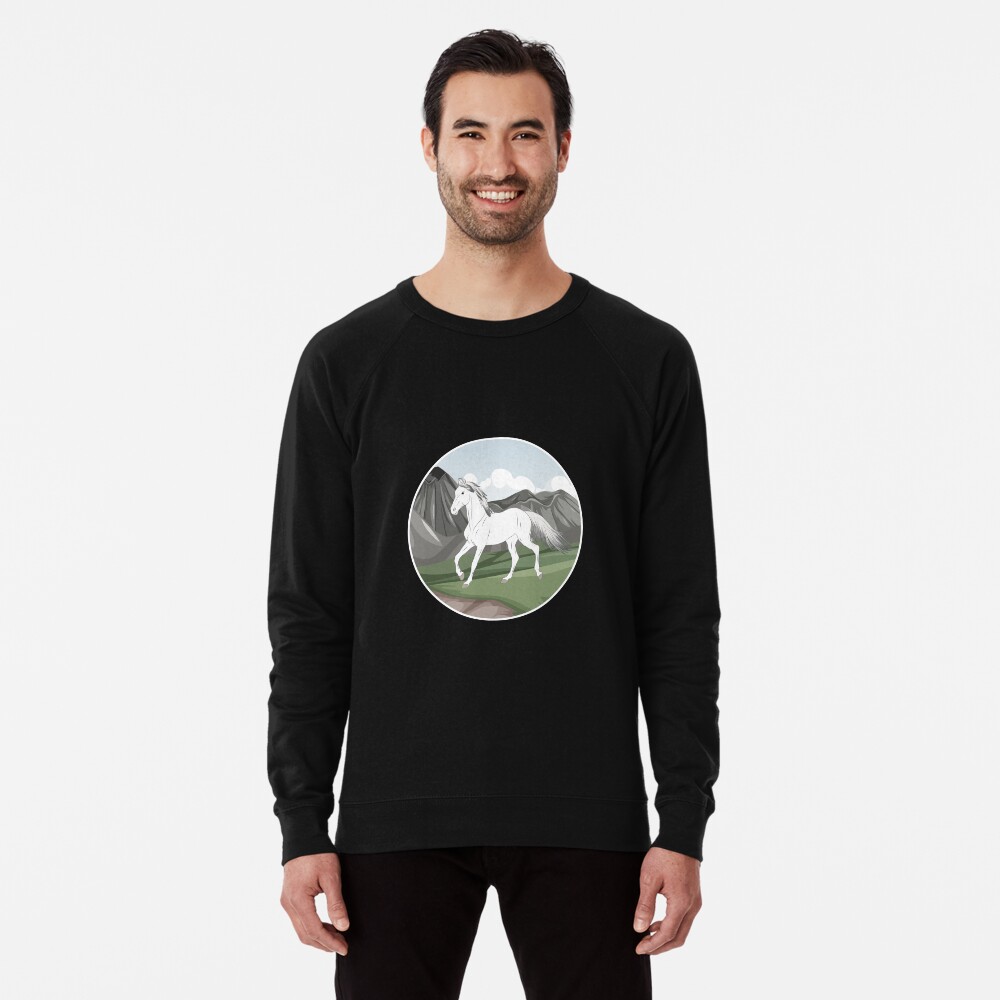 Aperçu de l'œuvre Sweatshirt léger créée et vendue par WebEquitation.