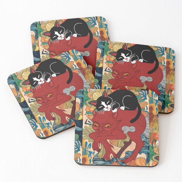 Item preview, Cat on Devil Art designed and sold by Witty Shirts.