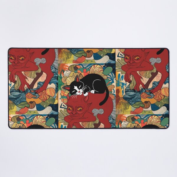 Item preview, Cat on Devil Art designed and sold by Witty Shirts.