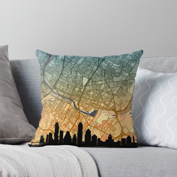 Item preview, Austin Texas Skyline Map designed and sold by ArtPrints.