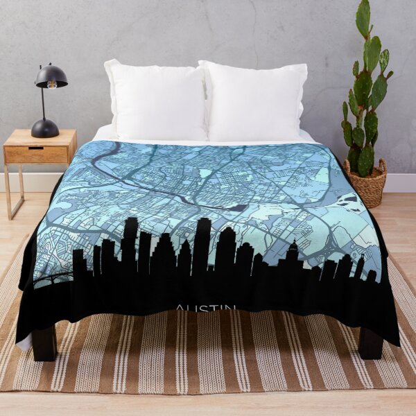 Item preview, Austin Texas Skyline Map designed and sold by ArtPrints.