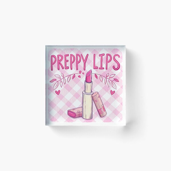 Item preview, Pink preppy lipstick designed and sold by AhArtMe.
