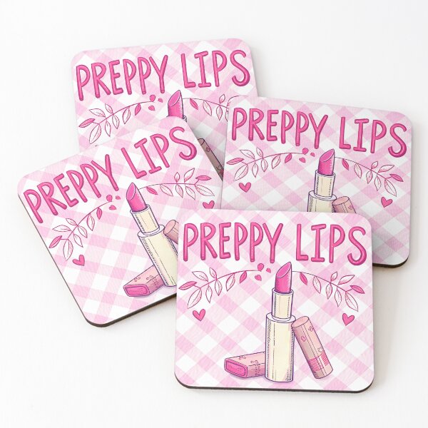 Item preview, Pink preppy lipstick designed and sold by AhArtMe.