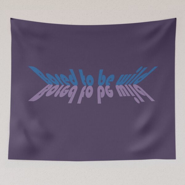 Item preview, Bored to be wild - purple & blue designed and sold by BeJahMan.