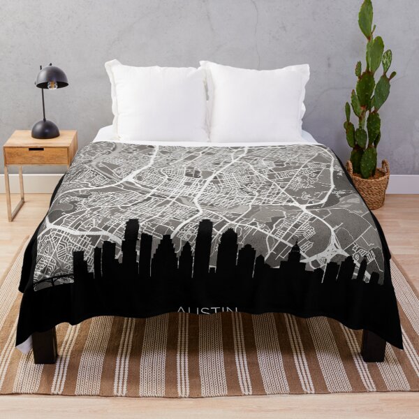 Item preview, Austin Texas Skyline Map designed and sold by ArtPrints.