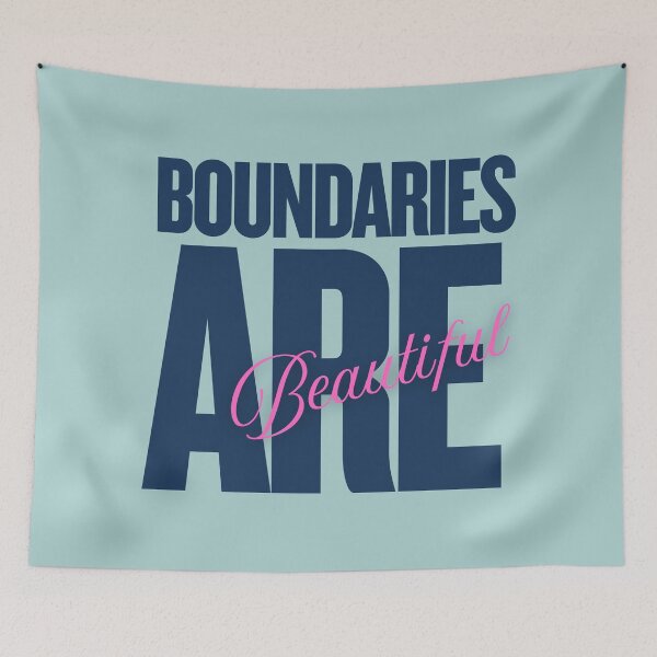 Item preview, Boundaries Are Beautiful – Empowering Self-Care Tee designed and sold by LovelY PrintS.