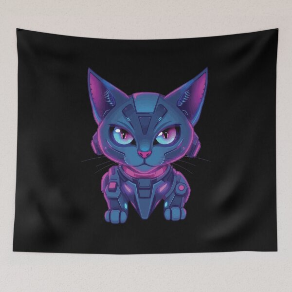 Item preview, Cyberpunk Cat designed and sold by Getup-clothing.
