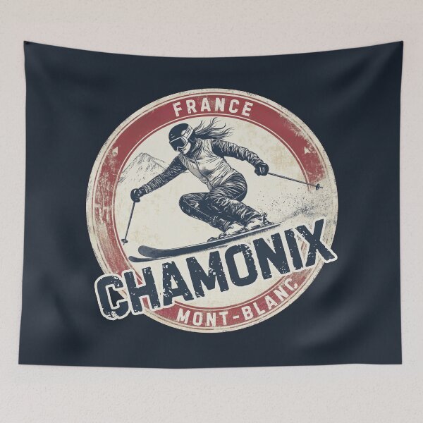 Item preview, Chamonix Mont-Blanc France designed and sold by GoodOldVintage.