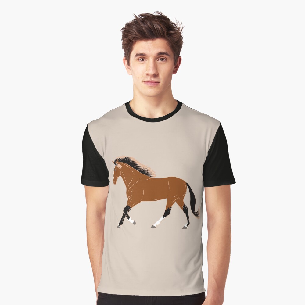 Aperçu de l'œuvre T-shirt graphique créée et vendue par WebEquitation.