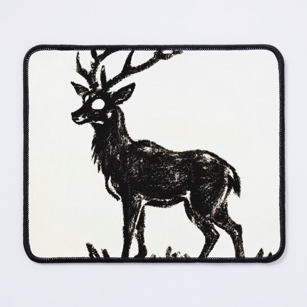 Item preview, Glowing-Horned Antelope, Ink Sketch designed and sold by SunkenCost.