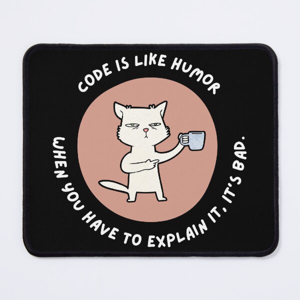 Item preview, Code is like humor designed and sold by Programming Jokes.