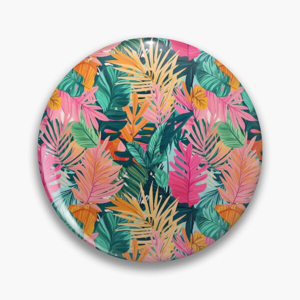 Item preview, Jungle of tropical leaves and bright colors creating designed and sold by MiraCleAI.
