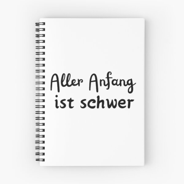 Item preview, All beginnings are difficult - German proverb Classic T-Shirt designed and sold by Ahmedprodesign.