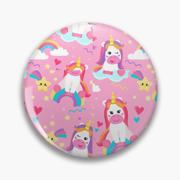 Item preview, Colorful Seamless With Unicorns Cartoon Love designed and sold by Masonixem.