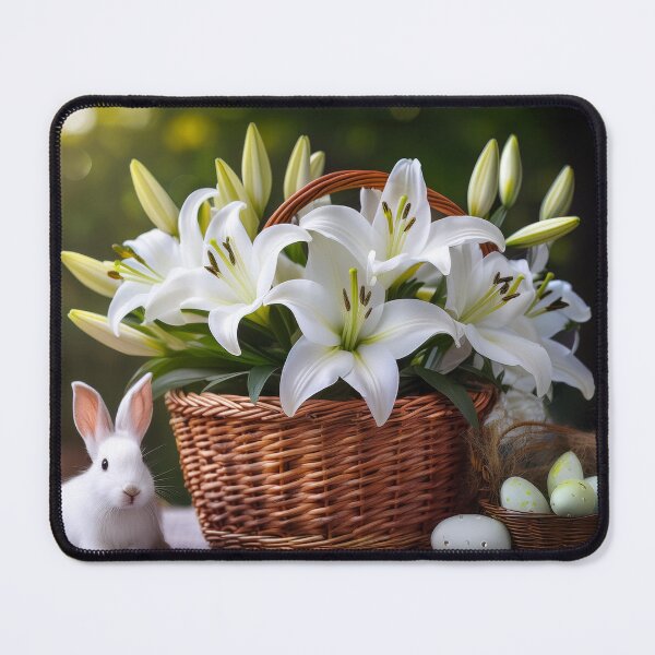 Item preview, Easter Lilies and Bunny designed and sold by Kathy Weaver.